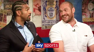 REVISITED! Tyson Fury & David Haye's war of words prior to their proposed fight in 2013
