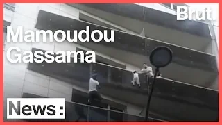 Mamoudou Gassama, le sauveur de l'enfant suspendu à un balcon