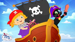 Lilly und Misifu spielen Piraten auf einem magischen Schiff | Lustiger Zeichentrickfilm für Kinder