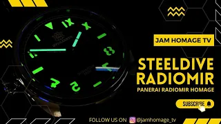 STEELDIVE RADIOMIR SD1938 || Homage Panerai Radiomir - Luminousnya Sadis ⚡️⚡️⚡️