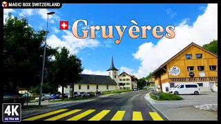 Relaxing Drive 4K 🇨🇭 Ep#1 - From Gruyères To Albeuve in Canton of Fribourg