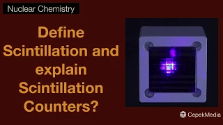 Define Scintillation and explain Scintillation Counter? Nuclear Chemistry | Physical Chemistry