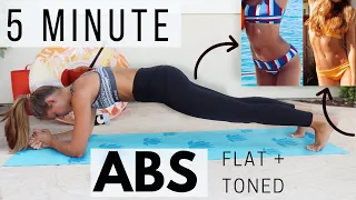 Intense Ab Workout (Flat tummy in 1 WEEK) 5 minute FAT Burn