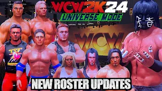 WCW 2K24 Roster Update : Universe Mode ( WWE 2K24)