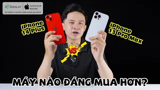 So sánh iPhone 14 Plus 13 CỦ và iPhone 13 Pro Max 14 CỦ: 2024 mua máy nào ngon hơn? | 24hStore