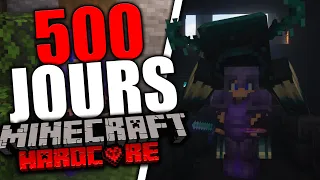 J'AI PASSÉ 500 JOURS EN HARDCORE SUR MINECRAFT (voici ce qu'il s'est passé)