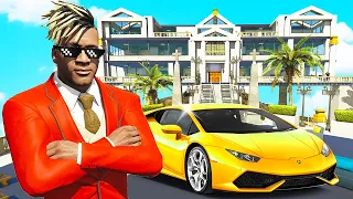 $1 vs $1,000,000 Hotel Rooms in GTA 5 with CHOP & BOB