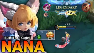 Small hero but high damage Nana one shot build | Build Top 1 Global Nana