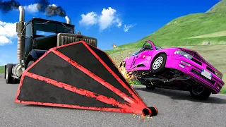 ESCAPE THE PLOW TRUCK! (BeamNG)