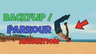 [SAMP] BackFlip/Parkour Animation mod