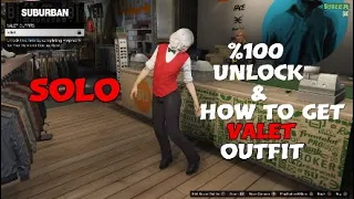 Valet Outfit Solo %100 Unlock & How to get VELET Outfit GTA V Online