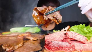 ASMR A4 WAGYU | JAPANESE BBQ | YAKINIKU (Eating Sound) | MAR ASMR