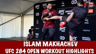 Full UFC 284: Islam Makhachev Open Workout Highlights