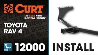 Trailer Hitch Install: CURT 12000 on 2011 Toyota Rav 4