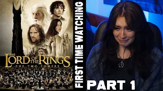 THE LORD OF THE RINGS | THE TWO TOWERS | MOVIE REACTION | FIRST TIME WATCHING (PART 1/2)