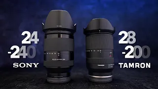 Tamron 28-200mm vs Sony 24-240mm Lens , Which one I keep!