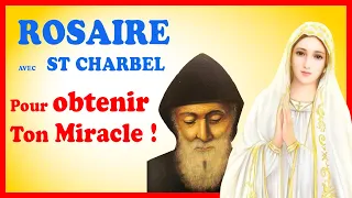 ROSAIRE avec St CHARBEL 🎄 Mardi 5 Décembre 🙏 Pour obtenir un Miracle !