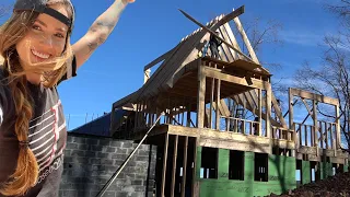 Roofing Our Home | A-Frame Cabin Addition Build