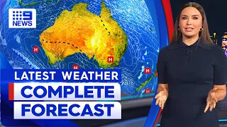 Australia Weather Update: Cold front to bring showers across Victoria | 9 News Australia