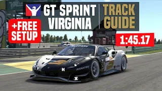 iRacing track guide | Virginia International Raceway (GT Sprint / GT3 Challenge) + free setup