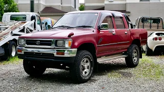 1994 Toyota Hilux Pickup Double Cab Diesel Pickup (USA Import) Japan Auction Purchase Review