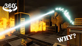 Godzilla Attacks The City [360 VR]