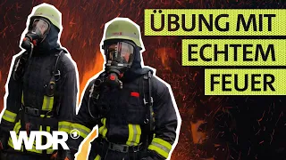 Der erste Einsatz: Realbrandübung in der Feuerwehrschule Düsseldorf | E06 | #112 wir kommen! | WDR