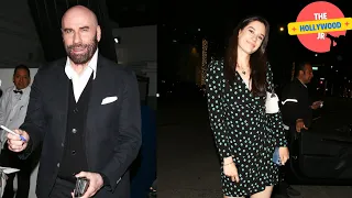 JOHN TRAVOLTA STEPS OUT AFTER CELEBRATING DAUGHTER ELLA'S BIRTHDAY AT MASTROS IN BEVERLY HILLS!!!
