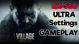 Resident Evil Village Gameplay on Rx 580 | Ultra Settings