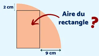 TROUVE L'AIRE DU RECTANGLE