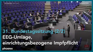Bundestag LIVE: u.a. Aktuelle Stunde über die Energiepreisentwicklung