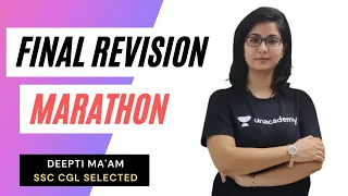 Final Revision Marathon for SSC CGL 2020-21 Tier I Exam | SSC CGL 2020-21