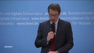 Statement von Andreas Scheuer zum Urteil des EuGHs über die PKW-Maut am 15.10.19