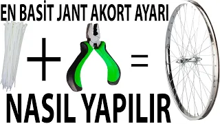 En Basit Jant Akort Ayarı Nasıl Yapılır ? (Pense ve Kablo Bağı)