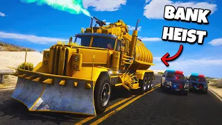 Robbing Every Bank with Death Truck in GTA 5 RP..