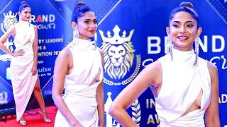 Jennifer Winget Looking Gorgeous In White Outfit Arrive At Industry Leaders Awards 2023