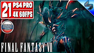 Прохождение Final Fantasy 7 Remake [4K] ➤ Часть 21 ➤ На Русском (Озвучка) ➤ Геймплей, Обзор PS4 Pro