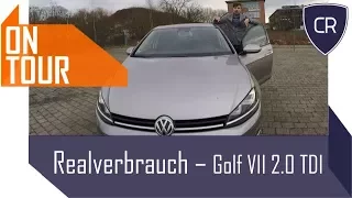 CarRanger OnTour - Realverbrauch Test VW Golf VII 2.0TDI