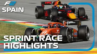 F2 Sprint Race Highlights | 2022 Spanish Grand Prix