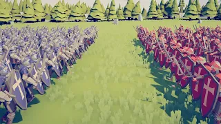 Let's Battle 200 Knights TABS Mod Totally Accurate Battle Simulator