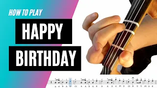 How to play HAPPY BIRTHDAY on the VIOLIN // An easy tutorial for BEGINNERS in A major