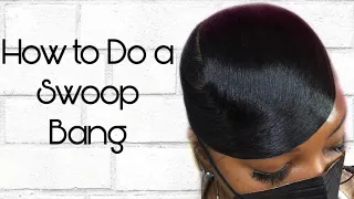 How to do a Swoop Bang for a Ponytail with Voiceover