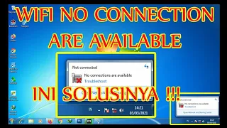 2 Cara mengatasi wifi no connection are available | terbaru