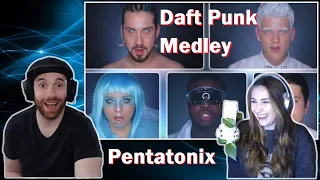 Pentatonix | These Effects Are Awesome! | Daft Punk Medley Reaction