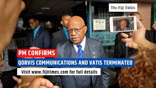 PM RABUKA CONFIRMS | Qorvis Communications and Vatis terminated