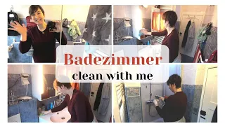 Badezimmer putzen | Clean with me | Putzmotivation
