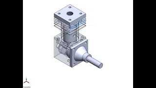 Shanes Two Stroke IC Engine Solidworks 3dmodel and assembly