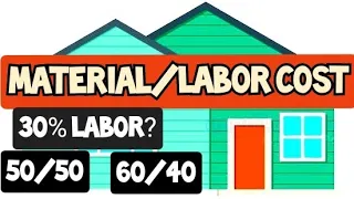 Paano Mag Compute ng Material/Labor Cost, 30% Labor? 50/50, 60/40, 65/35?