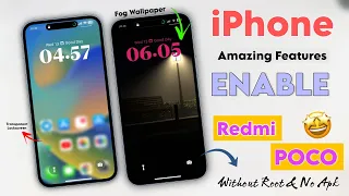 iPhone Amazing Features Enable In Xiaomi, Redmi And Poco Phones ✅ No Root No Apk - Dynamic Island...