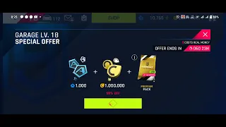 Asphalt 9 - 1000 Tokens - Buying Garage Level 18 Bundle - 98% Off - Special Offer